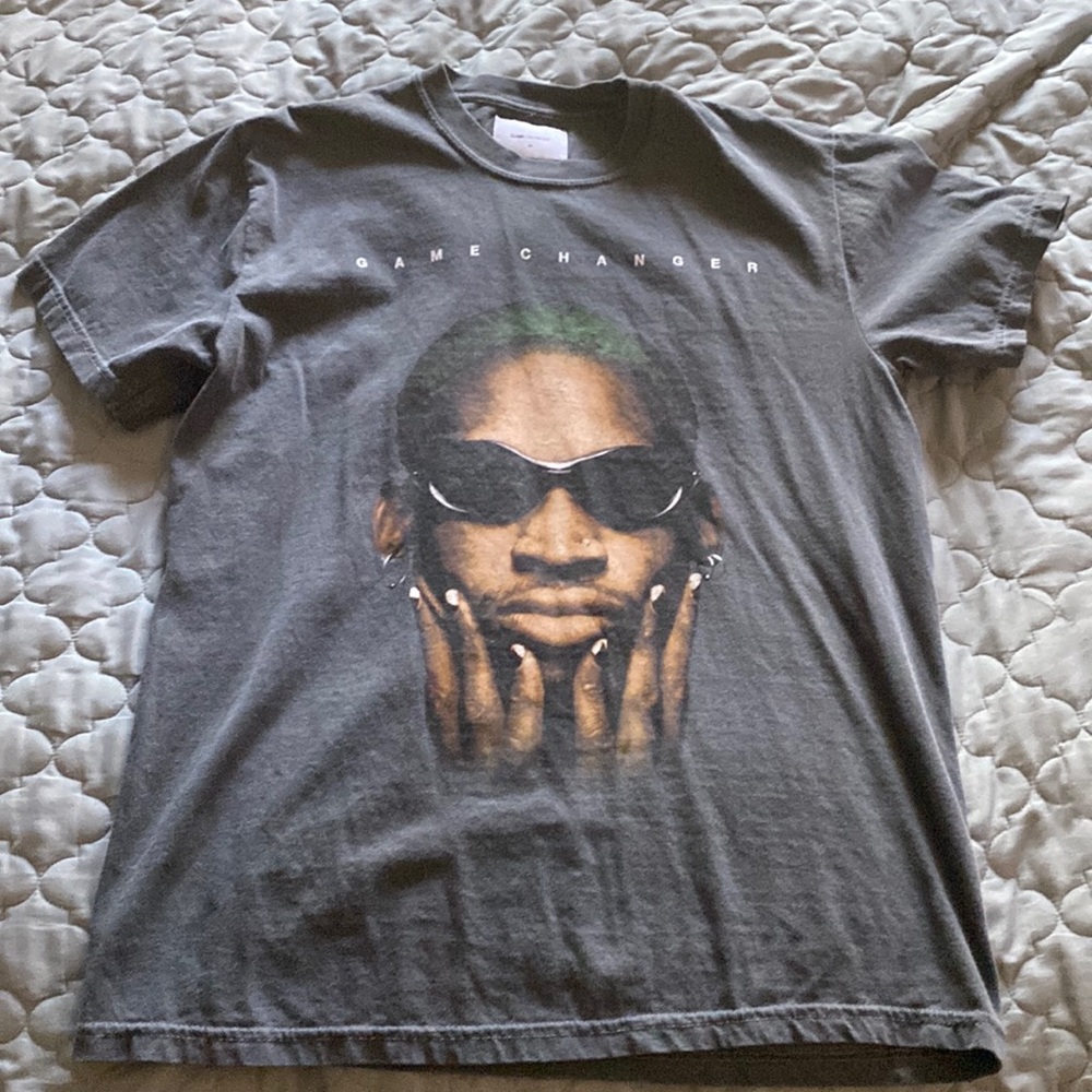 GAME CHANGER DENNIS RODMAN ACID WASH SHIRT